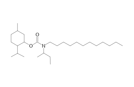 Carbonic acid, monoamide, N-(2-butyl)-N-dodecyl-, 1-menthyl ester