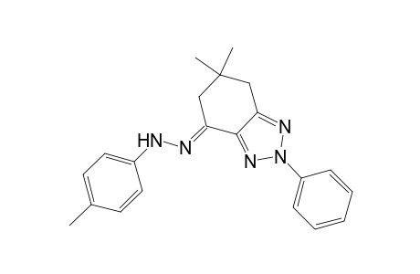 4H-Benzotriazol-4-one, 2,5,6,7-tetrahydro-6,6-dimethyl-2-phenyl-, (4-methylphenyl)hydrazone