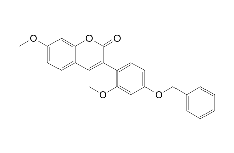 3-(4-benzoxy-2-methoxy-phenyl)-7-methoxy-coumarin