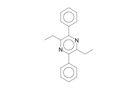 Pyrazine,2,5-diethyl-3,6-diphenyl