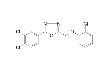 2-[(o-chlorophenoxy)methyl]-5-(3,4-dichlorophenyl)-1,3,4-oxadiazole