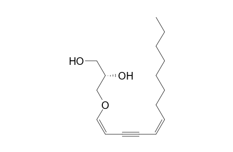 (2S)-3-[(1Z,5Z)-trideca-1,5-dien-3-ynoxy]propane-1,2-diol