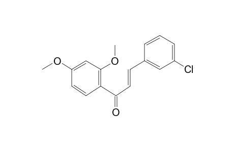 3-(3-Chlorophenyl)-1-(2,4-dimethoxyphenyl)prop-2-en-1-one