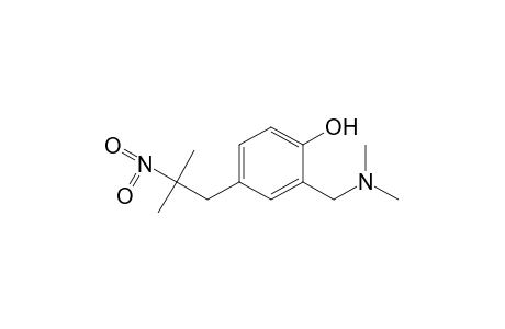 alpha-(dimethylamino)-4-(2-methyl-2-nitropropyl)-o-cresol