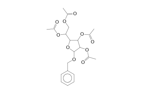 .Beta.-D-Glucofuranoside, benzyl-, 2,3,5,6-tetraacetate