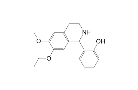 2-(7-Ethoxy-6-methoxy-1,2,3,4-tetrahydro-isoquinolin-1-yl)-phenol