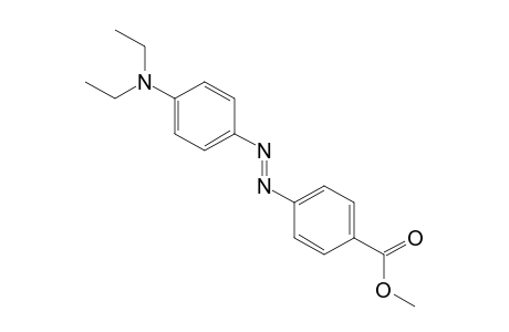 p-{[p-(diethylamino)phenyl]azo}benzoic acid, methyl ester