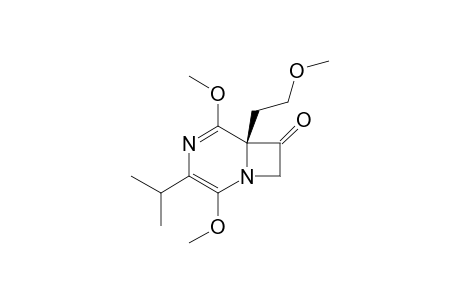 (6R)-3-Isopropyl-2,5-dimethoxy-6-(2-methoxyethyl)-1,4-diazabicyclo[4.2.0]octa-2,4-dien-7-one