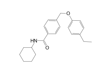 N-cyclohexyl-4-[(4-ethylphenoxy)methyl]benzamide