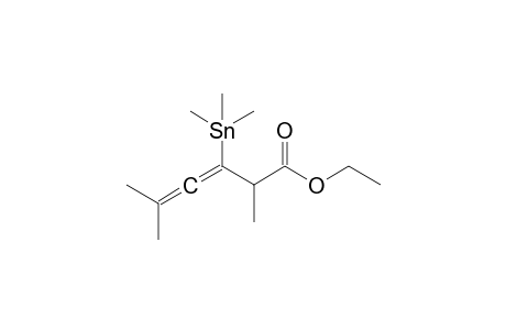 2,5-dimethyl-3-trimethylstannyl-hexa-3,4-dienoic acid ethyl ester