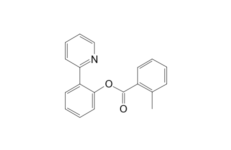 2-(Pyridin-2-yl)phenyl 2-methylbenzoate