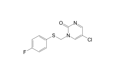 5-Chloranyl-1-[(4-fluorophenyl)sulfanylmethyl]pyrimidin-2-one