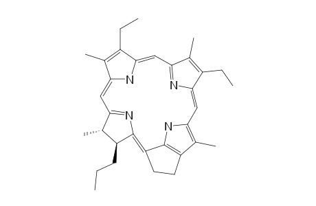 2,4-Diethyl-6,.gamma.-ethano-1,3,5,8-tetramethyl-7-propyl-7,8-dihydroporphtrin