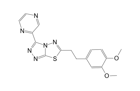 [1,2,4]triazolo[3,4-b][1,3,4]thiadiazole, 6-[2-(3,4-dimethoxyphenyl)ethyl]-3-pyrazinyl-