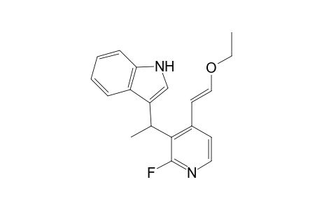 3-[1-(4-Ethoxyethenyl-2-fluoro-3-pyridyl)ethyl]indole