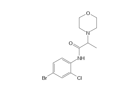 4'-bromo-2'-chloro-alpha-methyl-4-morpholineacetanilide