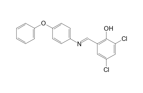 2,4-dichloro-6-[N-(p-phenoxyphenyl)formimidoyl]phenol