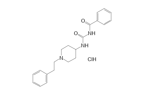 1-benzoyl-3-(1-phenethyl-4-piperidyl)urea, monohydrochloride