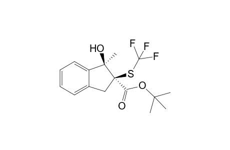 (1R,2S)-tert-Butyl 1-hydroxy-1-methyl-2-(trifluoromethanesulfenyl)-2,3-dihydro-1H-indene-2-carboxylate