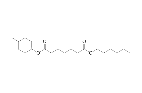 Pimelic acid, 4-methylcyclohexyl hexyl ester isomer 1