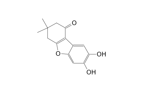 1(2H)-Dibenzofuranone, 3,4-dihydro-7,8-dihydroxy-3,3-dimethyl-