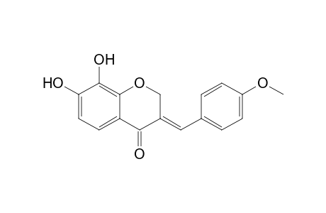 INTRICATINOL;(E)-7,8-DIHYDROXY-3-(4-METHOXYBENZYL)-CHROMAN-4-ONE