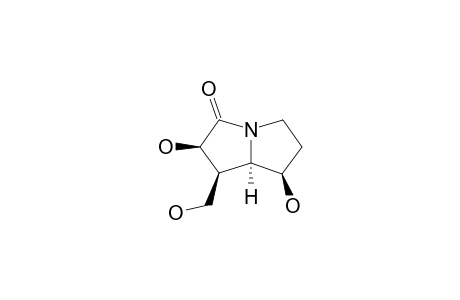 (1R,6S,6AR,7S)-1,6-DIHYDROXY-7-(HYDROXYMETHYL)-HEXAHYDRO-1H-PYRROLIZIN-2-ONE