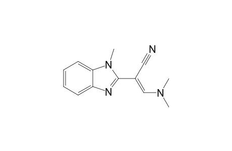 (2E)-3-(Dimethylamino)-2-(1-methyl-1H-benzimidazol-2-yl)-2-propenenitrile