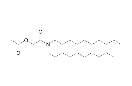 Acetoxyacetamide, N,N-didecyl-