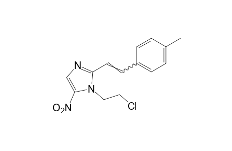 1-(2-chloroethyl)-2-(p-methylstyryl)-5-nitroimidazole