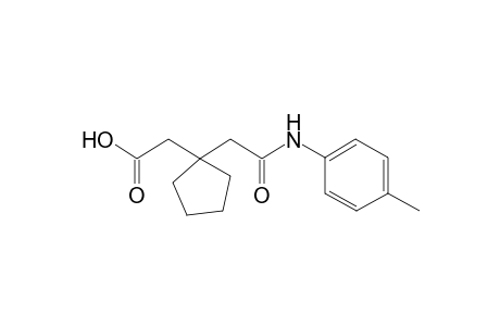 {1-[2-oxo-2-(4-Toluidino)ethyl]cyclopentyl}acetic acid