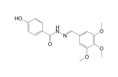 p-hydroxybenzoic acid, (3,4,5-trimethoxybenzylidene)hydrazide