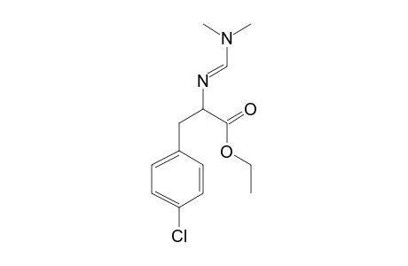 D-p-Chlorophenylalanine, N-dimethylaminomethylene-, ethyl ester