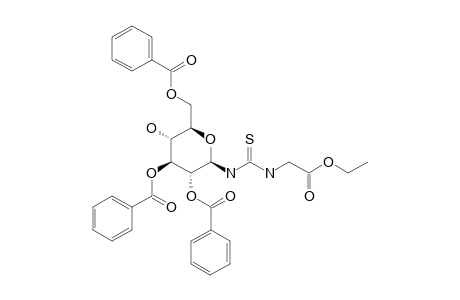 N-[(Ethoxycarbonyl)methyl]-N'-[(2',3',6'-tribenzoyl)-.beta.-D-glucopyranosyl]thiourea