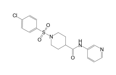 4-piperidinecarboxamide, 1-[(4-chlorophenyl)sulfonyl]-N-(3-pyridinyl)-