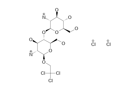 2,2,2-TRICHLOROETHYL-4-O-(2-AMINO-2-DEOXY-BETA-D-GLUCOPYRANOSYL)-2-AMINO-2-DEOXY-BETA-D-GLUCOPYRANOSIDE-DIHYDROCHLORIDE