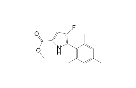 1H-Pyrrole-2-carboxylic acid, 4-fluoro-5-(2,4,6-trimethylphenyl)-, methyl ester