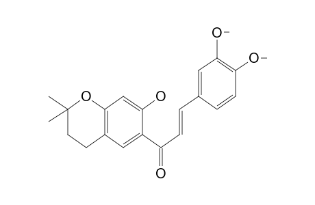 1-(3,4-Dihydro-2,2-dimethyl-7-hydroxy-2H-1-benzopyran-6-yl)-3-(3,4-dimethoxyphenyl)-2-propen-1-one