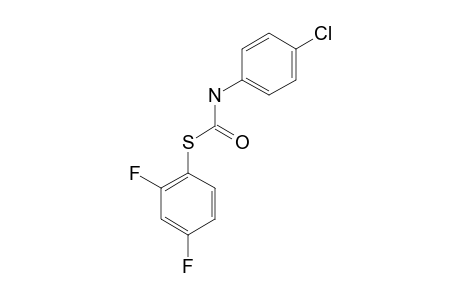 p-chlorothiocarbanilic acid, S-(2,4-difluorophenyl)ester