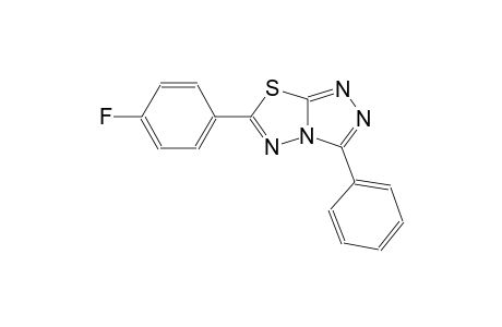 6-(4-fluorophenyl)-3-phenyl-[1,2,4]triazolo[3,4-b][1,3,4]thiadiazole