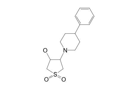 Tetrahydro-1.lambda.(6)-thiophen-3-ol, 1,1-dioxo-4-(4-phenylpiperidin-1-yl)-