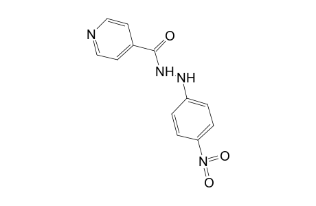 Isonicotinic acid, 2-(p-nitrophenyl)hydrazide