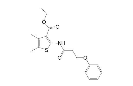 Ethyl 4,5-dimethyl-2-[(3-phenoxypropanoyl)amino]-3-thiophenecarboxylate