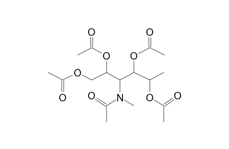 1,2,4,5-Tetra-O-acetyl-3,6-dideoxy-3-(N-methylacetamido)-l-glucitol