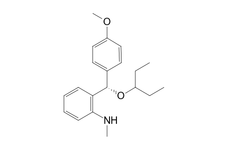 (S)-2-((4-Methoxyphenyl)(pentan-3-yloxy)methyl)-N-methylaniline