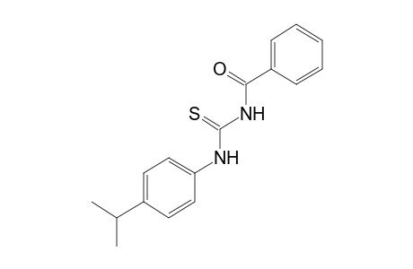 1-benzoyl-3-(p-cumenyl)-2-thiourea