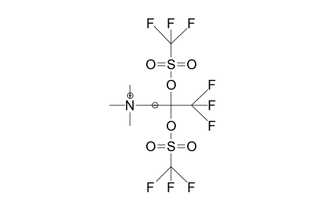 3,3,3-Trifluoro-1-trimethylammonio-2,2-bis(trifluoromethyl-sulfonyloxy)-propanide