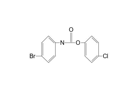 p-bromocarbanilic acid, p-chlorophenyl ester