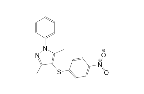 1H-pyrazole, 3,5-dimethyl-4-[(4-nitrophenyl)thio]-1-phenyl-