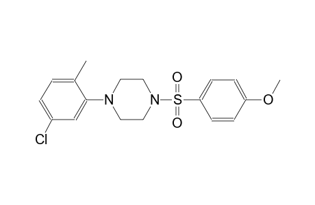 1-(5-chloro-2-methylphenyl)-4-[(4-methoxyphenyl)sulfonyl]piperazine